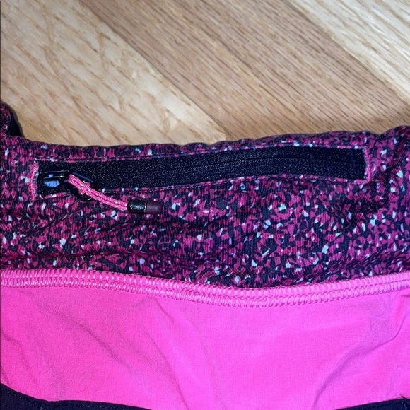 Lululemon Athletica Speedy Pink Athletic Shorts with Curved Hem - Picture 6 of 7